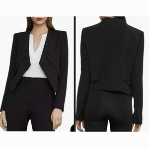 BCBGMaxAzria Lloyd Cropped Angled Front Blazer NWOT
